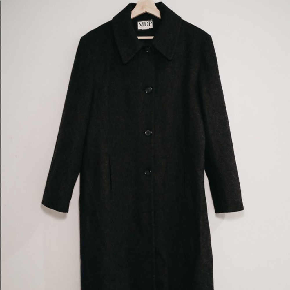 Wool Coat M/L Mario De Pinto Made in USA